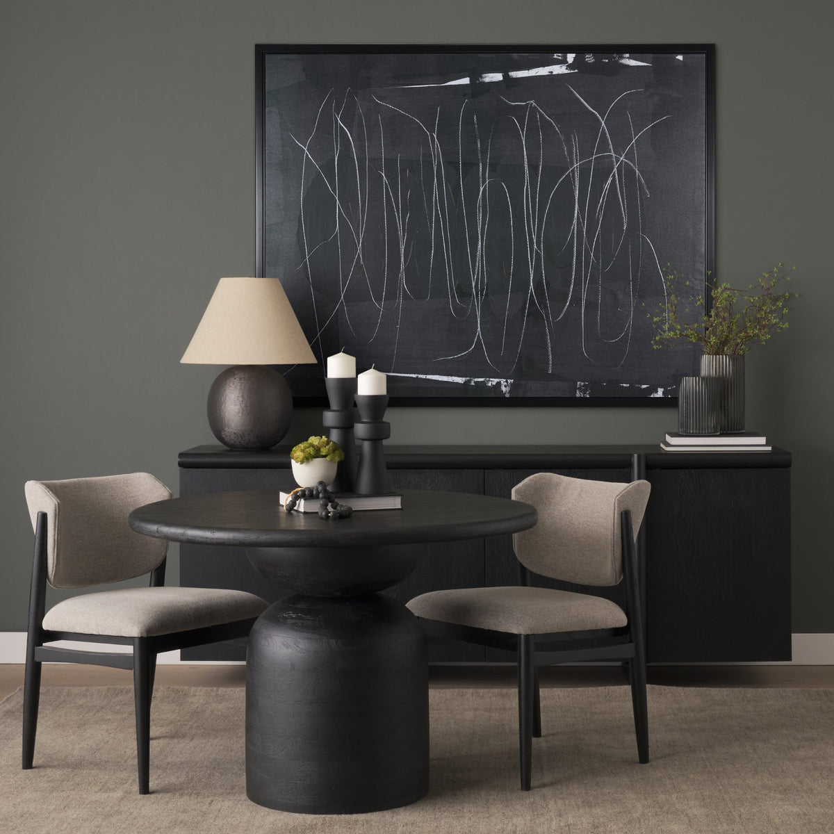 Beneath The Silence by Mercana Studio Hand-Embellished Textured Framed Canvas Artwork from Mercana - Luna Furniture