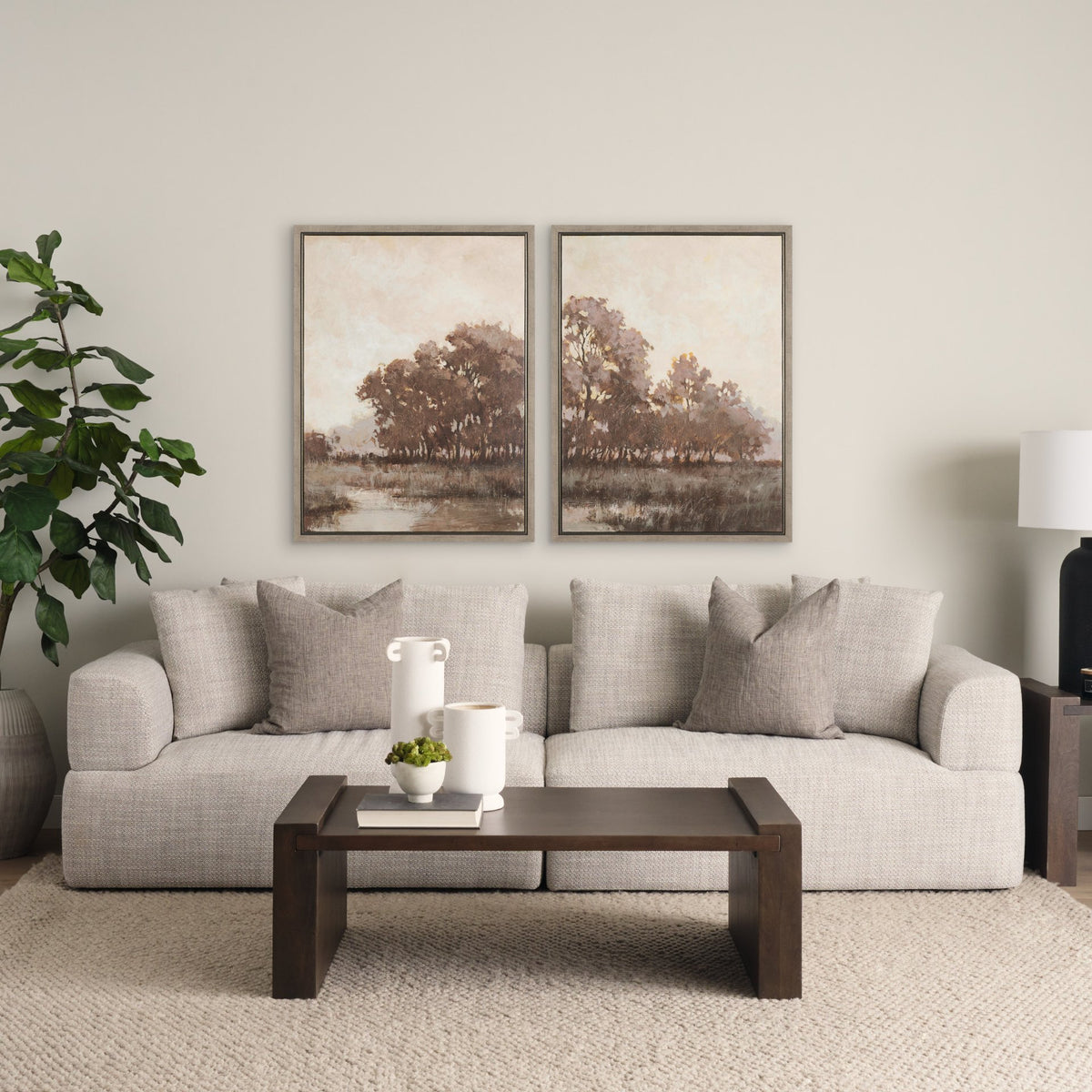 Calm Horizon I by Mercana Studio Hand-Embellished Textured Framed Canvas Artwork from Mercana - Luna Furniture