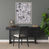 Pony Sketches I by Mercana Studio Hand-Embellished Framed Artwork Matted under Glass from Mercana - Luna Furniture