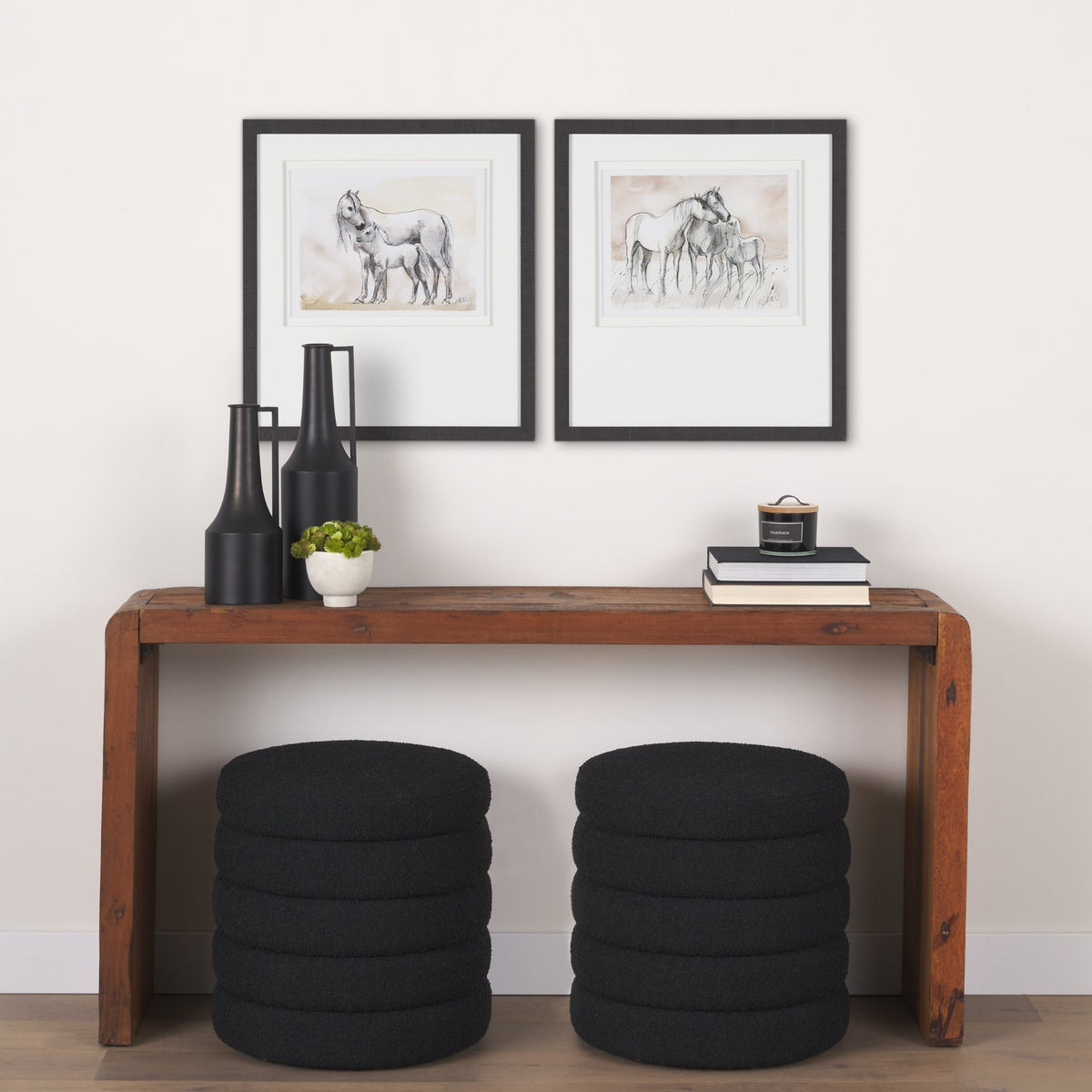 Elegant Beauties by Mercana Studio Framed Artwork Matted Under Glass (Set of 2) from Mercana - Luna Furniture
