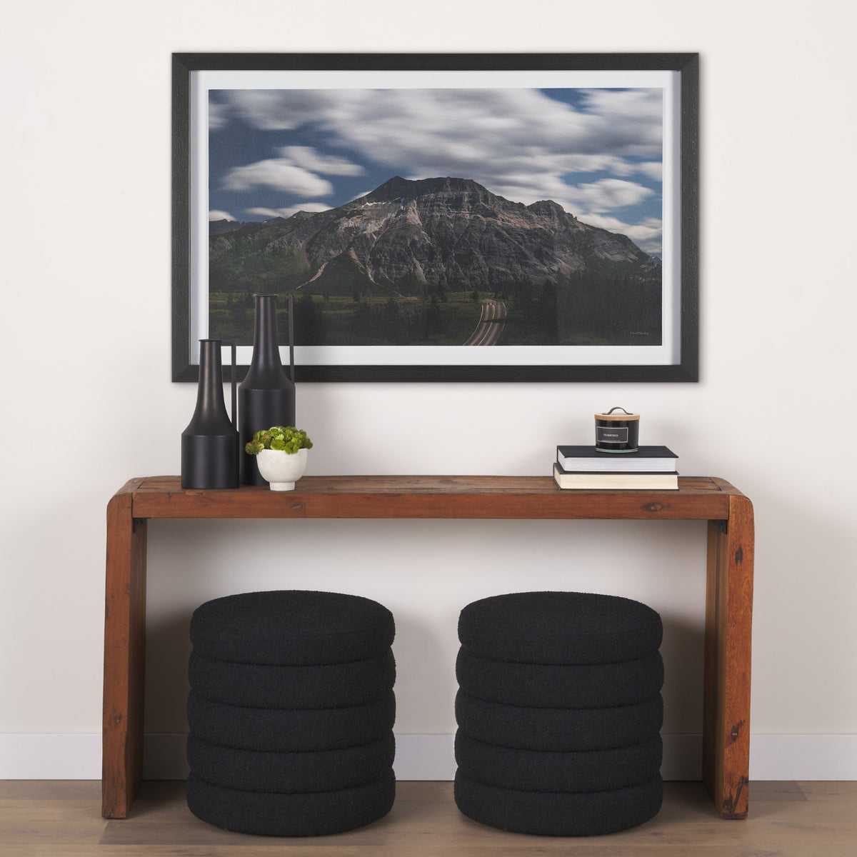 Road Home by Chad Mackay Textured FramedPhoto Print Matted under Glass from Mercana - Luna Furniture