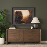 Golden Quiet II by Mercana Studio Hand-Embellished Textured Framed Artwork Matted under Glass from Mercana - Luna Furniture
