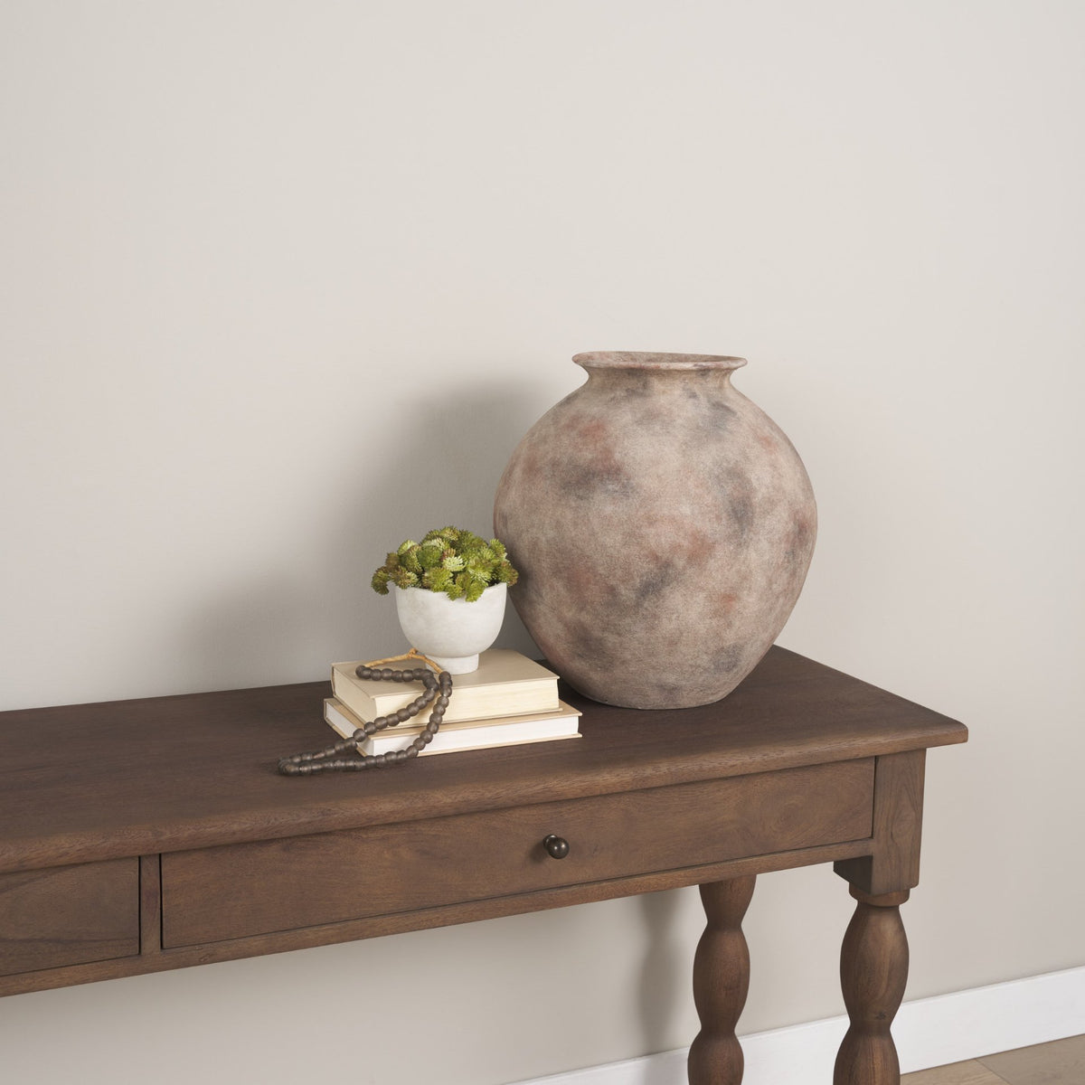 Mattone 15.9H Rustic Weather Terracotta Vase from Mercana - Luna Furniture