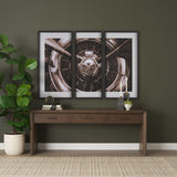 Vintage Propeller (Sepia) (Set of 3) by Ethan Harper Framed Artwork Matted under Glass from Mercana - Luna Furniture