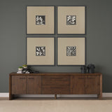 Spanish Tile Dark III by Mercana Studio Textured Framed Artwork Matted under Glass from Mercana - Luna Furniture