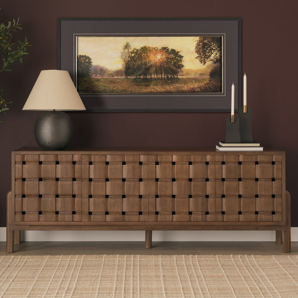 Horizon's Glow by Mercana Studio Hand-Embellished Textured Framed Artwork Matted under Glass from Mercana - Luna Furniture