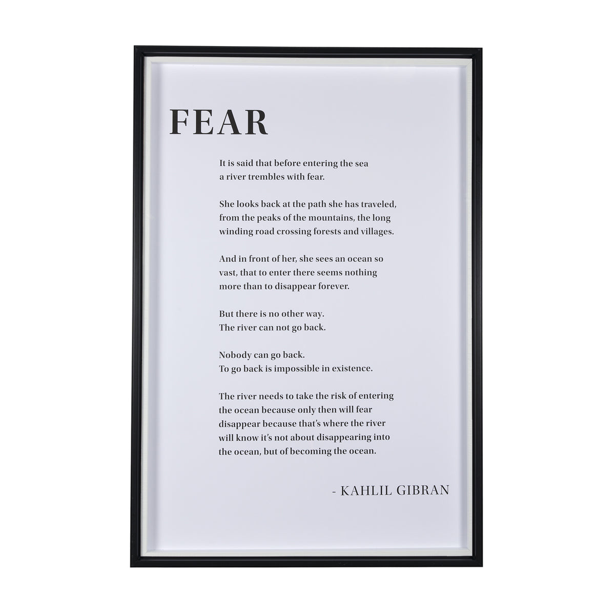 Fear by Mercana Studio a Hand Embellished Textured Framed Art Photograph Matted under Glass from Mercana - Luna Furniture