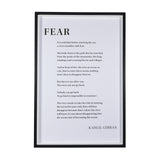 Fear by Mercana Studio a Hand Embellished Textured Framed Art Photograph Matted under Glass from Mercana - Luna Furniture