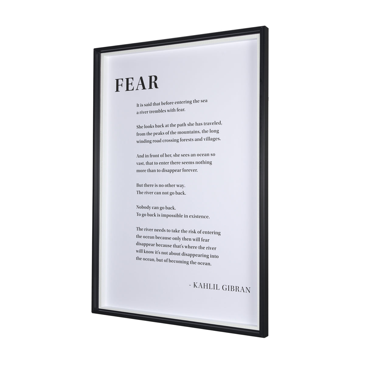 Fear by Mercana Studio a Hand Embellished Textured Framed Art Photograph Matted under Glass from Mercana - Luna Furniture