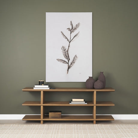 Tidal Short Ceramic Rippled Decorative Vase from Mercana - Luna Furniture