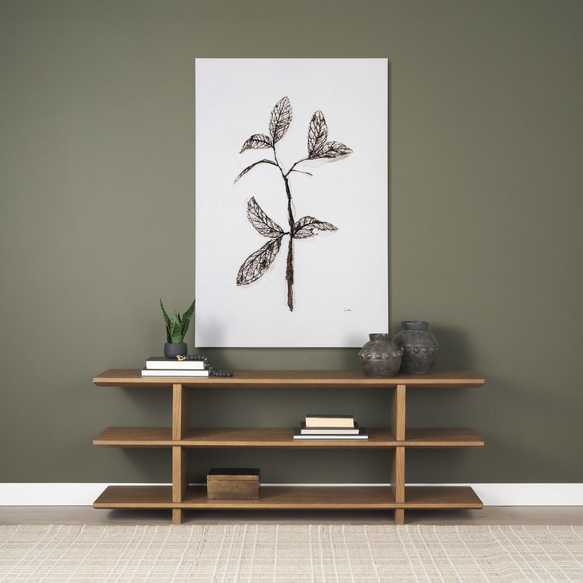Douro Small Earthy Brown Dotted Vase from Mercana - Luna Furniture