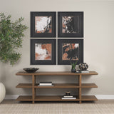 Tones of Sienna II (Set of 2) by Mercana Studio Hand-Embellished Framed Artwork Matted under Glass