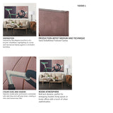 Bike Handle Pink by Alarm a Hand Embellished Textured Canvas from Mercana - Luna Furniture