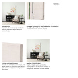 Meadow flowers by Mercana Studio a Hand Embellished Textured Canvas from Mercana - Luna Furniture