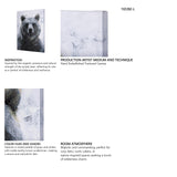 Animal Portrait III by Mercana Studio a Hand Embellished Textured Canvas from Mercana - Luna Furniture