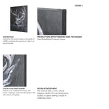 Animal Portrait IV by Mercana Studio a Hand Embellished Textured Canvas from Mercana - Luna Furniture