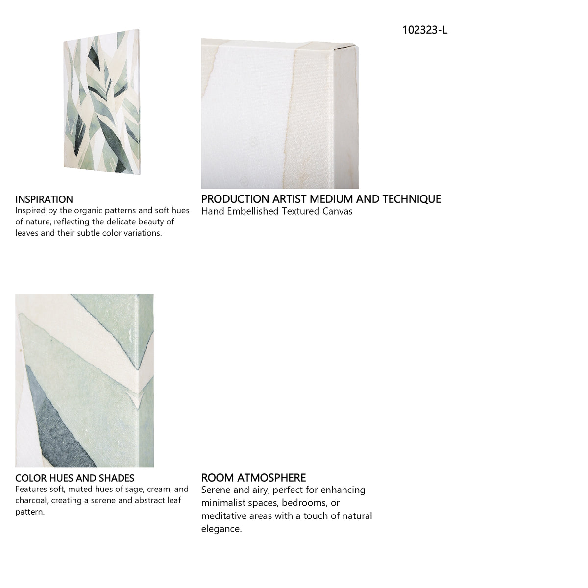 Variegated Patterns II by Mercana Studio a Hand Embellished Textured Canvas from Mercana - Luna Furniture