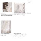 Harmonic I by Mercana Studio a Hand Embellished Textured Canvas from Mercana - Luna Furniture