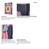 Numbers X by Mercana Studio a Hand Embellished Textured Canvas from Mercana - Luna Furniture