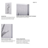 Botanical sketches I (Grey) by Mercana Studio a Hand Embellished Textured Canvas from Mercana - Luna Furniture