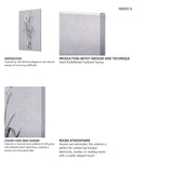 Botanical sketches II (Grey) by Mercana Studio a Hand Embellished Textured Canvas from Mercana - Luna Furniture