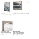 Sunshine Glare on The Waves II by Mercana Studio a Hand Embellished Textured Framed Canvas from Mercana - Luna Furniture