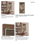 Field Patchwork III by Mercana Studio Handmade Original Framed Canvas Artwork from Mercana - Luna Furniture