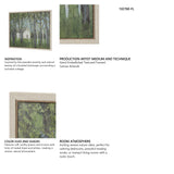 Summer Garden I by Mercana Studio Hand-Embellished Textured Framed Canvas Artwork from Mercana - Luna Furniture