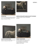 Walking Tall by Eadweard Muybridge Textured Framed CanvasPhoto Print from Mercana - Luna Furniture