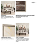 Quiet Horizon I by Mercana Studio Hand-Embellished Textured Framed Canvas Artwork from Mercana - Luna Furniture