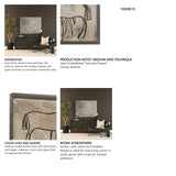 Buckskin by Mercana Studio Hand-Embellished Textured Framed Canvas Artwork from Mercana - Luna Furniture