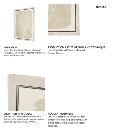 Field Study I: Growth by Mercana Studio Hand-Embellished Textured Framed Canvas Artwork from Mercana - Luna Furniture