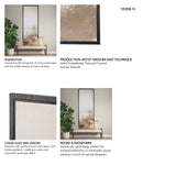Lowland Fog C by Mercana Studio Hand-Embellished Textured Framed Canvas Artwork from Mercana - Luna Furniture