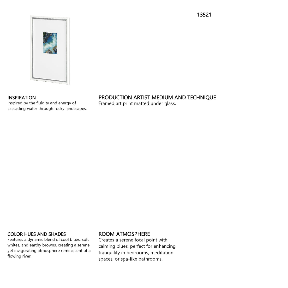 Aerial View II by Silvia Krause a Framed Art Print Matted under Glass from Mercana - Luna Furniture