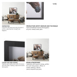 Bold Equine - Run by Mercana Studio a Hand Embellished Textured Framed Photo Art Print Matted under from Mercana - Luna Furniture