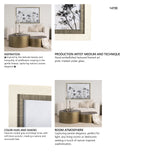 Meadow by Mercana Studio a Hand Embellished Textured Framed Art Print Matted under Glass from Mercana - Luna Furniture