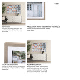 Porto Houses by Laura Marshall a Framed Photo Art Print Matted under Glass from Mercana - Luna Furniture
