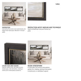 Rainy Day Inspiration III by Mercana Studio a Hand Embellished Textured Framed Art Print from Mercana - Luna Furniture