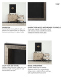 Struck by Studio M a handmade Original Framed 3D Textured Artwork under Glass from Mercana - Luna Furniture