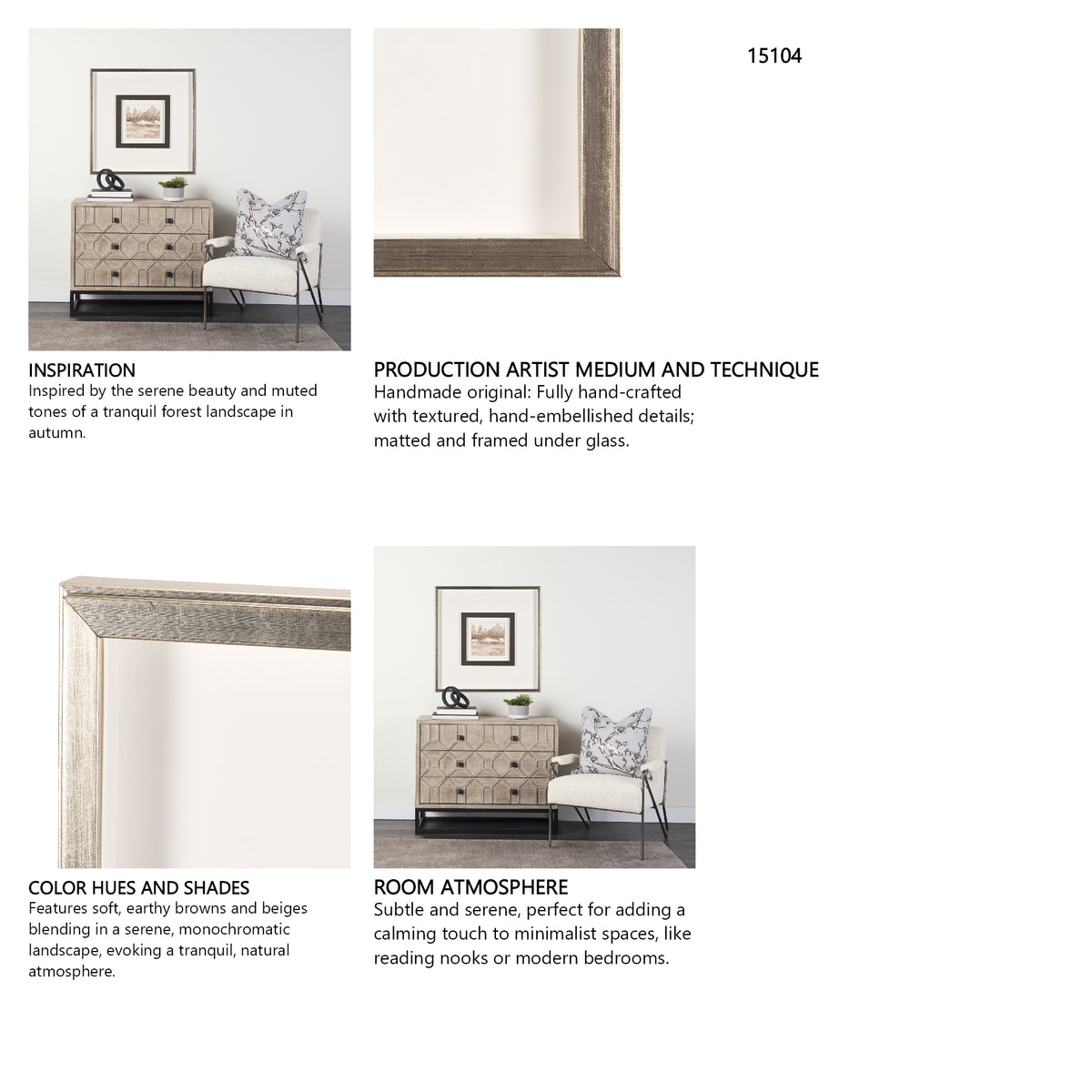 Field View by Studio M a handmade Original Framed Artwork under Glass from Mercana - Luna Furniture