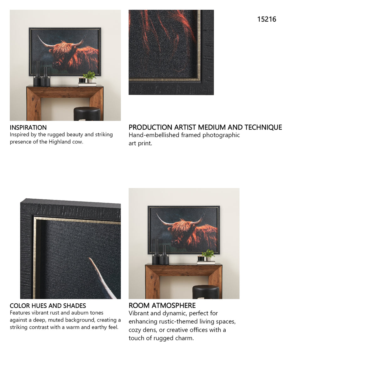Fozzie by Chad Mackay a Hand Embellished Textured Framed Photo Art Print from Mercana - Luna Furniture