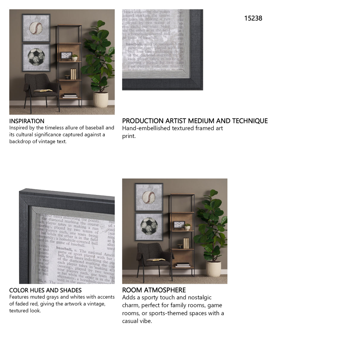 Definition of Sport I by Mercana Studio a Hand Embellished Textured Framed Art Print from Mercana - Luna Furniture
