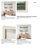 Spring Horizon I by Mercana Studio a Hand Embellished Textured Framed Art Print from Mercana - Luna Furniture