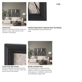 Etched Silouette II by Mercana Studio a Hand Embellished Textured Framed Art Print from Mercana - Luna Furniture