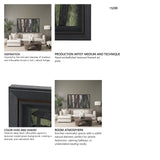 Etched Silouette V by Mercana Studio a Hand Embellished Textured Framed Art Print from Mercana - Luna Furniture