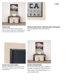 See America by Vintage Collection a Hand Embellished Textured Framed Art Print from Mercana - Luna Furniture
