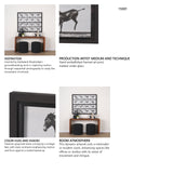 Bucking and Kicking by Eadweard Muybridge Hand Embellished Framed Art Print Matted under Glass from Mercana - Luna Furniture