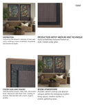 Happenings I by Mercana Studio a Hand Embellished Textured Framed Art Print Matted under Glass from Mercana - Luna Furniture