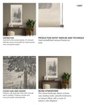 Northern Forest II by Mercana Studio a Hand Embelished Textured Framed Art Print from Mercana - Luna Furniture