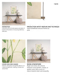 Botanical Study-Melilotus Officinalis by Mercana Studio a Hand Embelished Textured Framed Art Print from Mercana - Luna Furniture